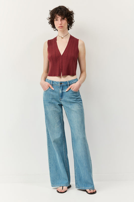 ג'ינס רחב במקומות הנכונים