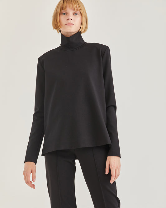 Bold Shoulders Turtleneck